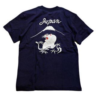 カガミ Kaminari カミナリ 「 ケンメリGTR」 Tシャツ KMT-243 オフホワイト