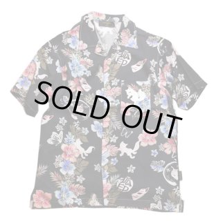 今昔 -KON-JAKU- 蓮と狐 豪華総刺繍 ロング丈パーカー KJ-29088