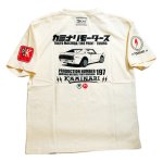 画像1: Kaminari カミナリ  「 ケンメリGTR」 Tシャツ  KMT-243 オフホワイト (1)