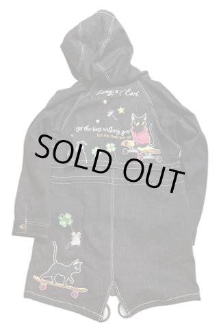 未使用✳︎タグ CAT柄のTシャツ＆ロングパンツセット LIN（リン） - Esquire