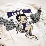 画像3: THE BRAVEMAN / BETTY BOOP コラボ   ベティー 刺繍 長袖Tシャツ BBB-2443 ホワイト (3)