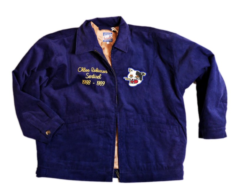 画像2: 再入荷 HOUSTON woman (ヒューストン ウーマン） ワイド コーデロイ ジャケッット   [ CAT ]  5006W ネイビー (2)