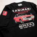 画像3: カミナリ KAMINARI [ だるま ] KMLT-229 ロングスリーブTシャツ ブラック (3)