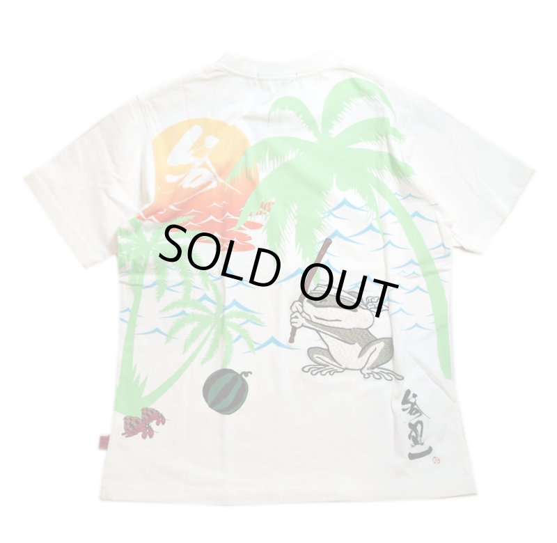 画像9:  参丸一 (サンマルイチ）[ スイカ割り ]　プリント 刺繍 Ｔシャツ SM-30620 (9)