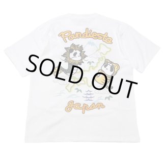 美品　パンディエスタ　JAPAN 長袖シャツ　刺繍デザイン　ワッペンロゴ　パンダ パンディエスタGYM長袖Tシャツ PANDIESTA JAPAN 564850 パンディ