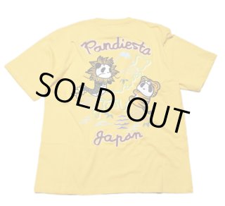 美品　パンディエスタ　JAPAN 長袖シャツ　刺繍デザイン　ワッペンロゴ　パンダ パンディエスタGYM長袖Tシャツ PANDIESTA JAPAN 564850 パンディ