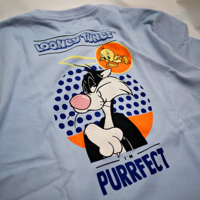 画像4: THE BRAVEMAN / LOONY Tunes コラボ シルベスター トゥィーティー  Tシャツ 刺繍 LTB-2502 (4)
