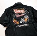 画像8: vanson / トムとジェリー  刺繍  ボーリングシャツ  TJV-2520  (8)