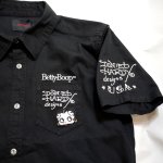 画像4:  Bettyboop / Ed Hardy コラボ   刺繍  ワークシャツ  BED-2505 (4)