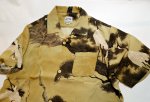 画像3:  HOUSTON (ヒューストン） ALOHA SHIRT ( 伊藤若冲 白鶴図 ) MADE IN JAPAN  41185 ベージュ （日本製） (3)