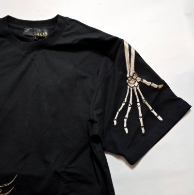 画像2: 絡繰魂   [ がしゃどくろ ]  刺繍   Tシャツ 252044 