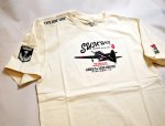 画像4: 粋狂   [ ZERO FIGTER ]　抜染プリント Tシャツ SYT-215 オフホワイト (4)