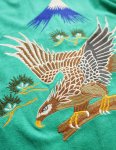 画像5:  HOUSTON (ヒューストン）パイルボーリングシャツ [ HAWK ] 41240 グリーン (5)