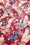 画像3:  HOUSTON (ヒューストン） ALOHA SHIRT (  蝶  )  41199 MAROON (3)