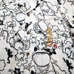 画像5: 参丸一（サンマルイチ）[ 唐草シャツ 蛙を添えて  ] アロハシャツ AL-30624 ホワイト (5)