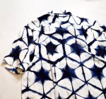 画像4:  HOUSTON (ヒューストン） ALOHA SHIRT ( 絞り染プリント ) レーヨンウール MADE IN JAPAN  41249 オフホワイト （日本製） (4)