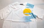 画像4: 参丸一 (サンマルイチ）[ ひまわりに乗って]　プリント 刺繍 Ｔシャツ SM-30619 ホワイト (4)