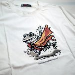 画像4: 参丸一 (サンマルイチ）[ マント蛙 ]　プリント  Ｔシャツ SM-30838 ホワイト (4)