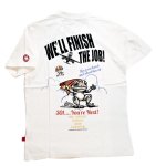 画像1: 参丸一 (サンマルイチ）[ マント蛙 ]　プリント  Ｔシャツ SM-30838 ホワイト (1)