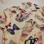 画像3:  HOUSTON (ヒューストン） ALOHA SHIRT (  蝶  )  41199 アイボリー (3)