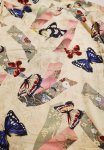 画像4:  HOUSTON (ヒューストン） ALOHA SHIRT (  蝶  )  41199 アイボリー (4)