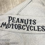 画像5: FLAGSTAFF(フラッグスタッフ)  SNOOPY×Flag Staff PEANUTS MOTORCYCLE パーカー（裏毛）453003 杢グレー (5)