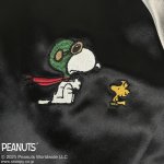 画像4: FLAGSTAFF(フラッグスタッフ)  SNOOPY×Flag Staff Flying PEANUTS MOTORCYCLE リバーシブルスカジャン 453006  (4)