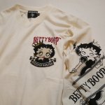 画像3: NEVERMIND / BETTY BOOP コラボ   ベティー 刺繍 長袖Tシャツ BBN-2511 ナチュラル (3)