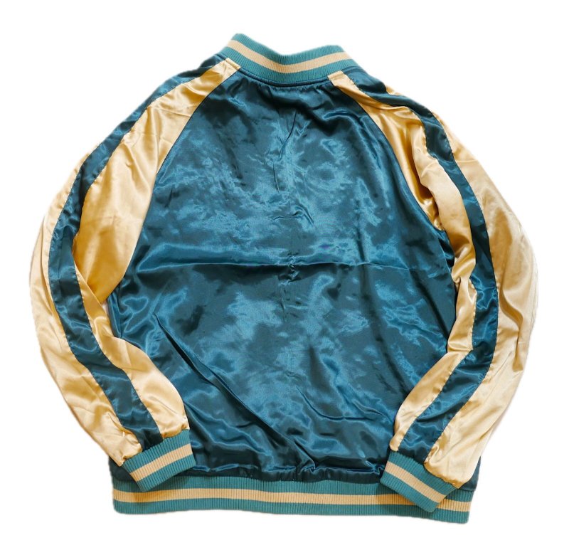 画像7: Japanesque （ジャパネスク） 桜 リバーシブル刺繍スカジャン  JSKJ-522  ブラック×ベージュ / ブルー×ベージュ (7)