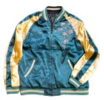 画像6: Japanesque （ジャパネスク） 桜 リバーシブル刺繍スカジャン  JSKJ-522  ブラック×ベージュ / ブルー×ベージュ (6)