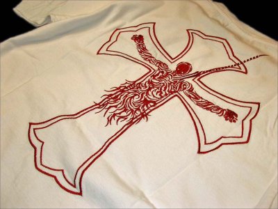 画像3: EVANGELION×NISHIKI [クロスオブリリス  ] 刺繍 ラインストーン  Tシャツ