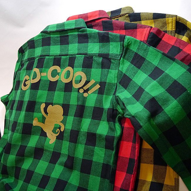 GO-COO!! チェックネルシャツ 店頭入荷！