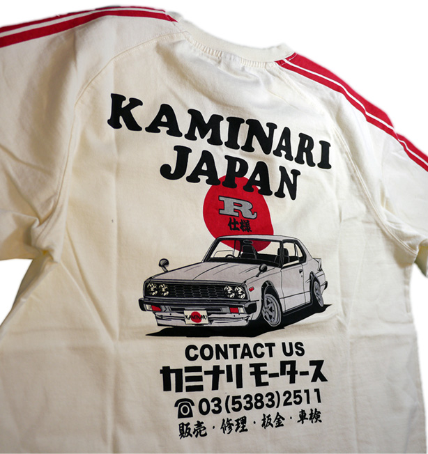 カミナリ [ スカイライン ジャパン ] 半袖Tシャツ (KMT-85)