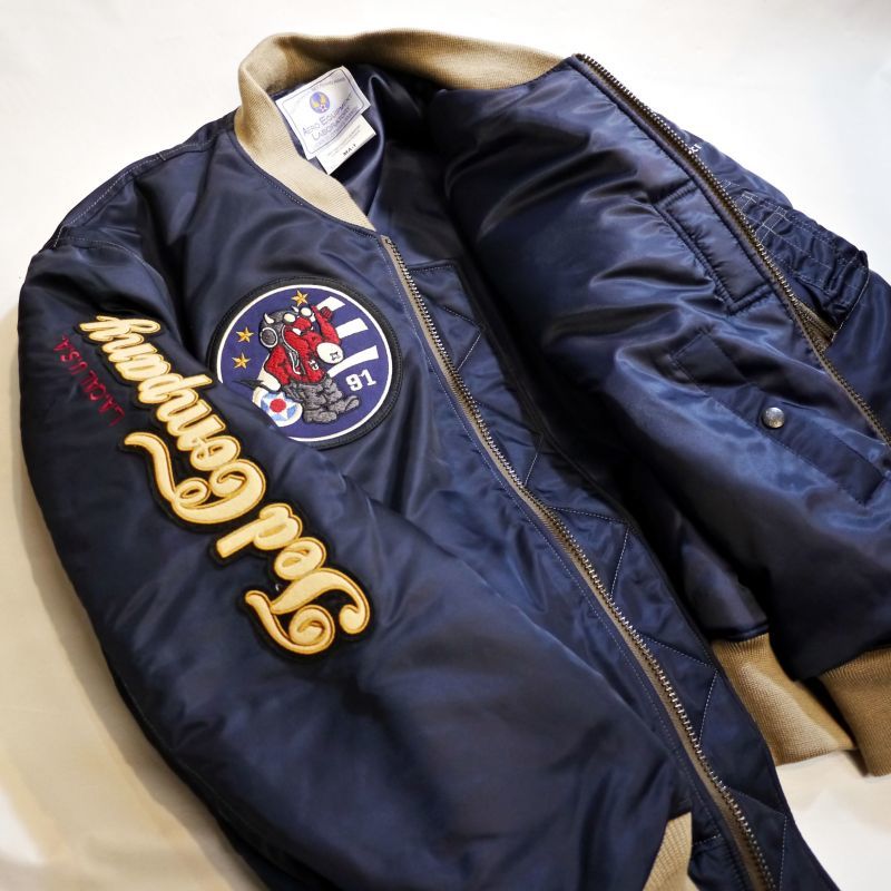 TEDMAN TEDCOMPANY 2018 MA-1 フライトジャケット TMA-510 NAVY