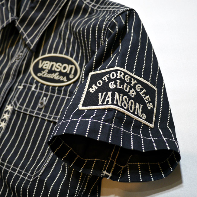 vanson (バンソン） ツイル ワークシャツ NVSS-902