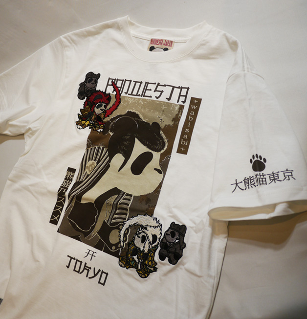 Pandiesta Japan （パンディエスタ）連獅子 Tシャツ プリント 刺繍 529243