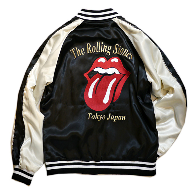 ROLLING STONES ローリングストーンズ スカジャン リバーシブル-