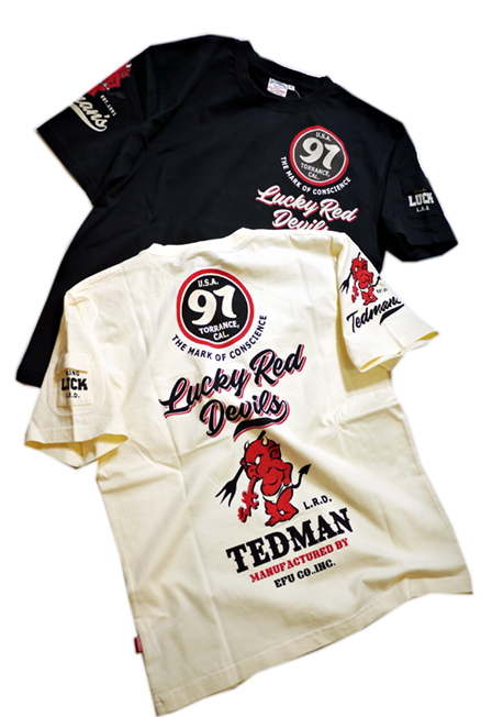 画像1: TEDMAN(テッドマン） 「 ロゴデザイン」 半袖Tシャツ TDSS-509 (1)