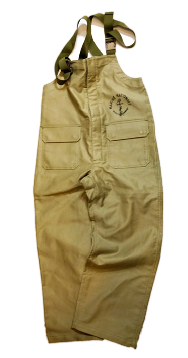 HOUSTON (ヒューストン） DENIM DECK PANT フレンチデッキパンツ 1921 ベージュ（TAN)