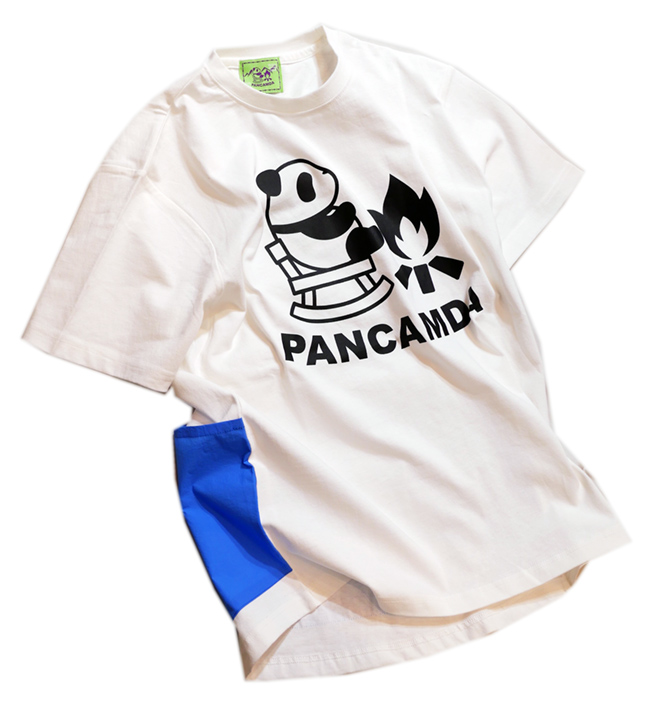 画像1: PANCAMDA ( Pandiesta × CAMP ) 背面ポケット Tシャツ 582363 ホワイト (1)