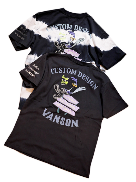 画像1: vanson  (バンソン） / ROAD RUNNER Tシャツ  刺繍 LTV-2206 (1)